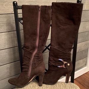 Antonio Melani Jullia brown suede knee high boot 6